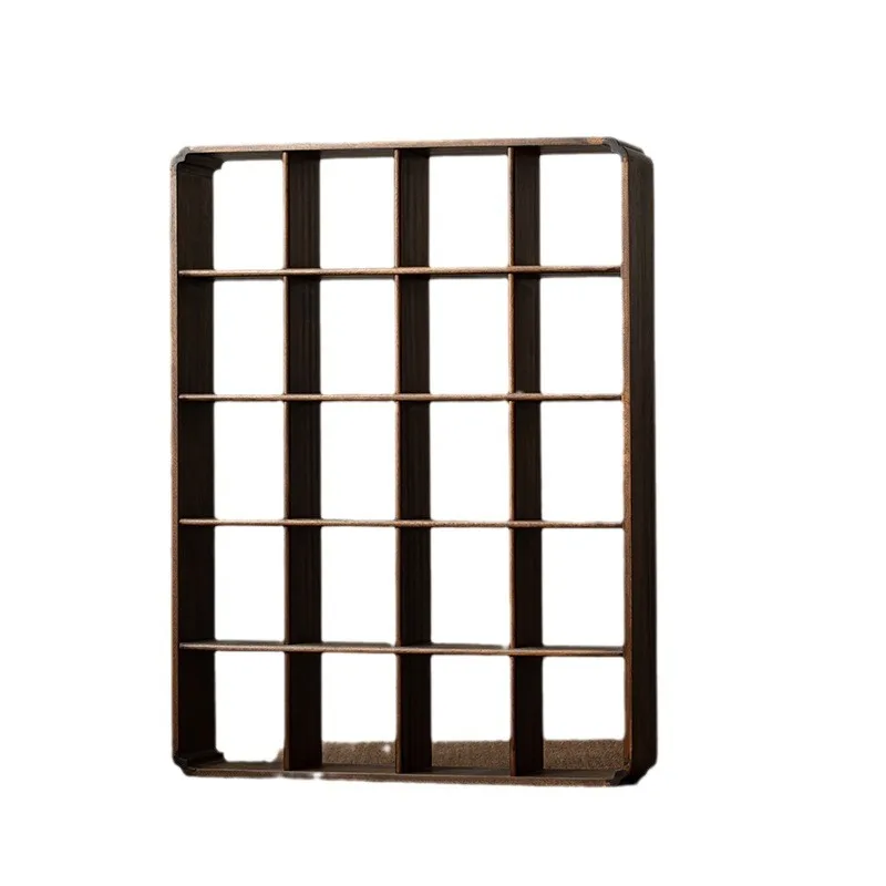 

Walnut color, wall hanging, Bogu rack, desktop, storage, storage, tea set