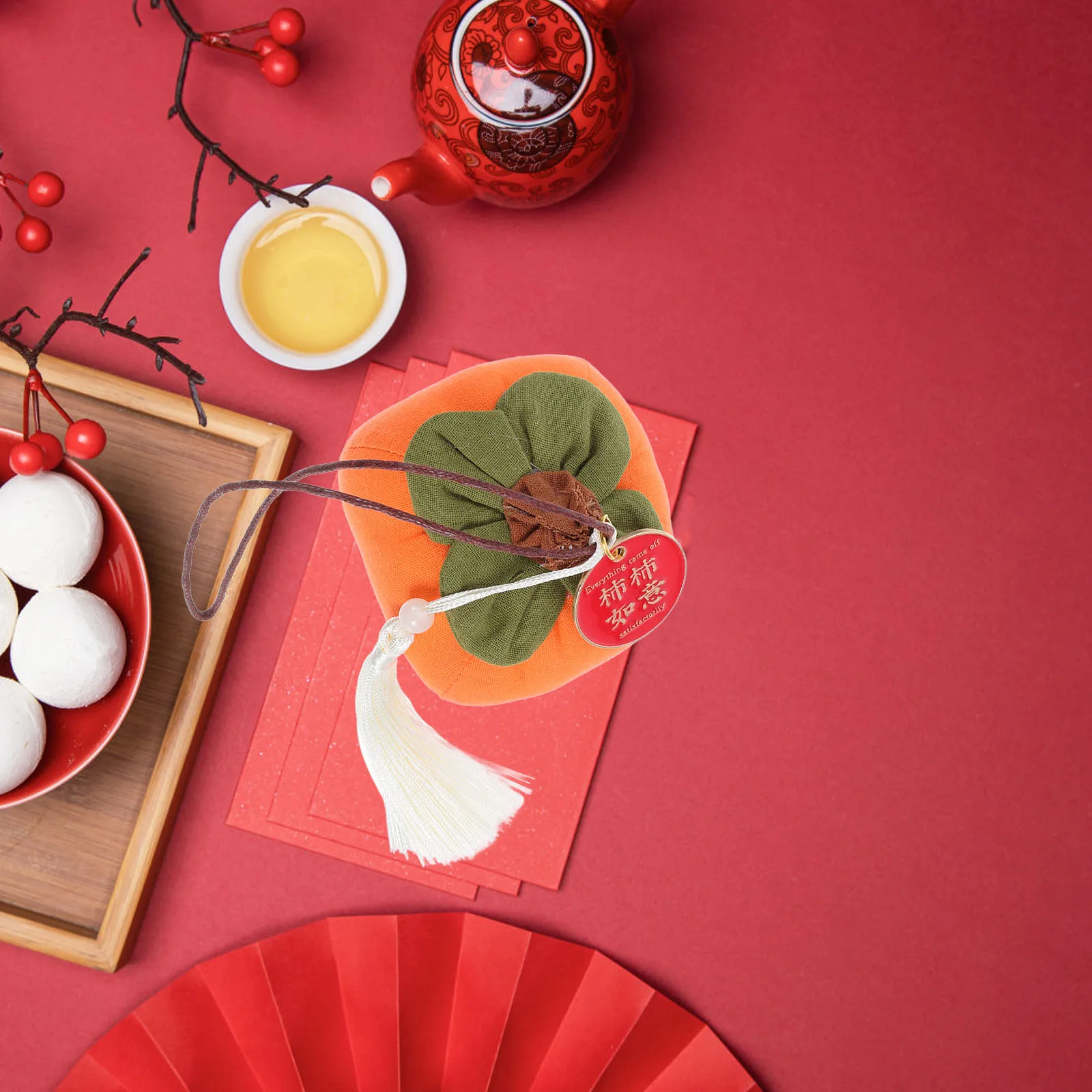 

Chinese Style Sachet Bags Pendant Decorative Amulet Ornament Handmade Gifts New Year Blessings Rich Colors Traditional Culture