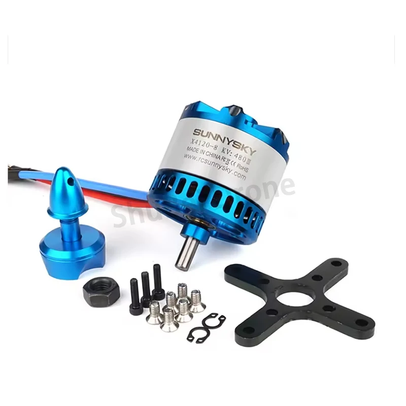 SUNNYSKY X4120-III X4125-III X4130-III KV230 KV260 KV210 KV250 KV380 KV520 High Effectiveness Brushless Motor for RC Fixed Wing thumbnail 3
