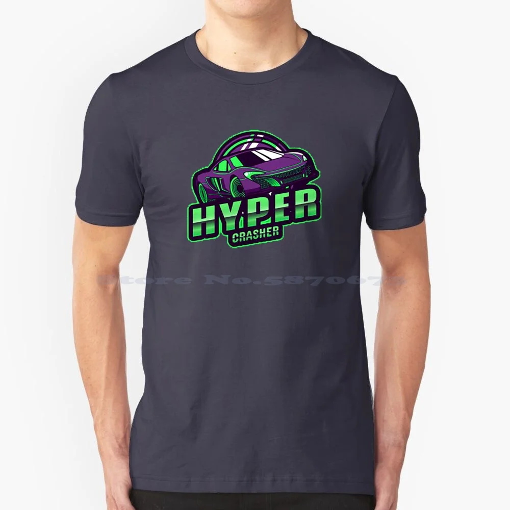 Hyper T Shirt 100% Cotton Tee Soccer Car Action Rocket League Gaming Boost Football Dominus Octane