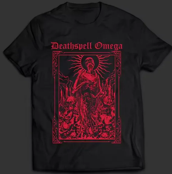 

25 Summer New Omega T-shirt Men's Women's Cotton T-shirt Short-sleeved Retro Hip-hop Band Top T-shirt Men's Clothing Street Wear