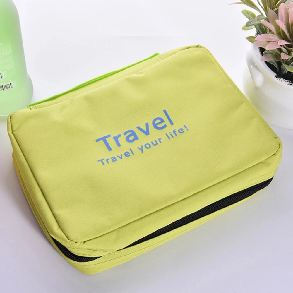 

Multi Layer Travel Wash Bag With Hanging Hook Large Capacity Lightweight Toiletry Bag Gift For Birthday Christmas