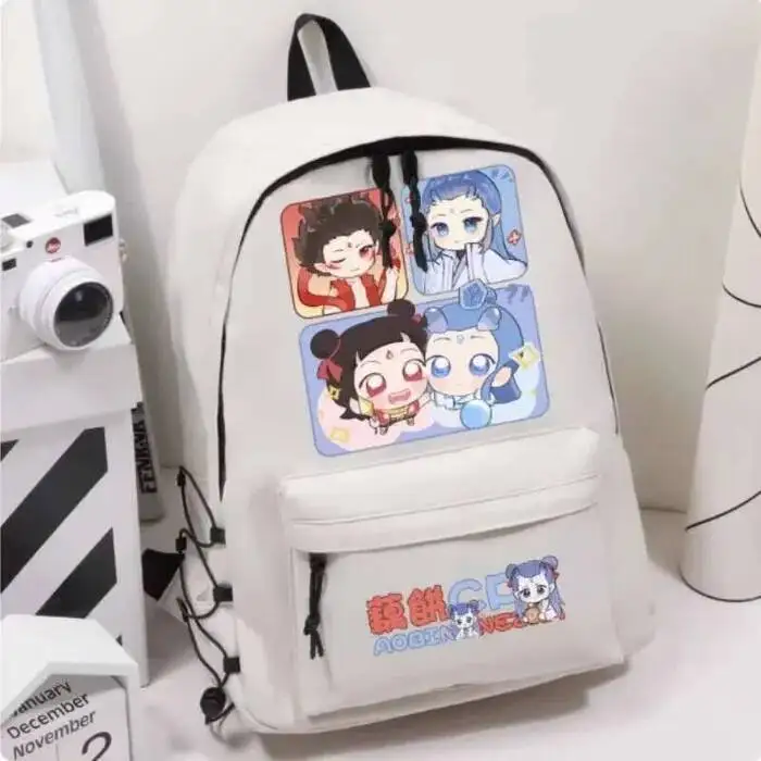 

Аниме Nezha 2 Aobing школьный рюкзак, большая вместительная сумка на плечо, косплей, студенческий подарок для подростка B2191 Hit