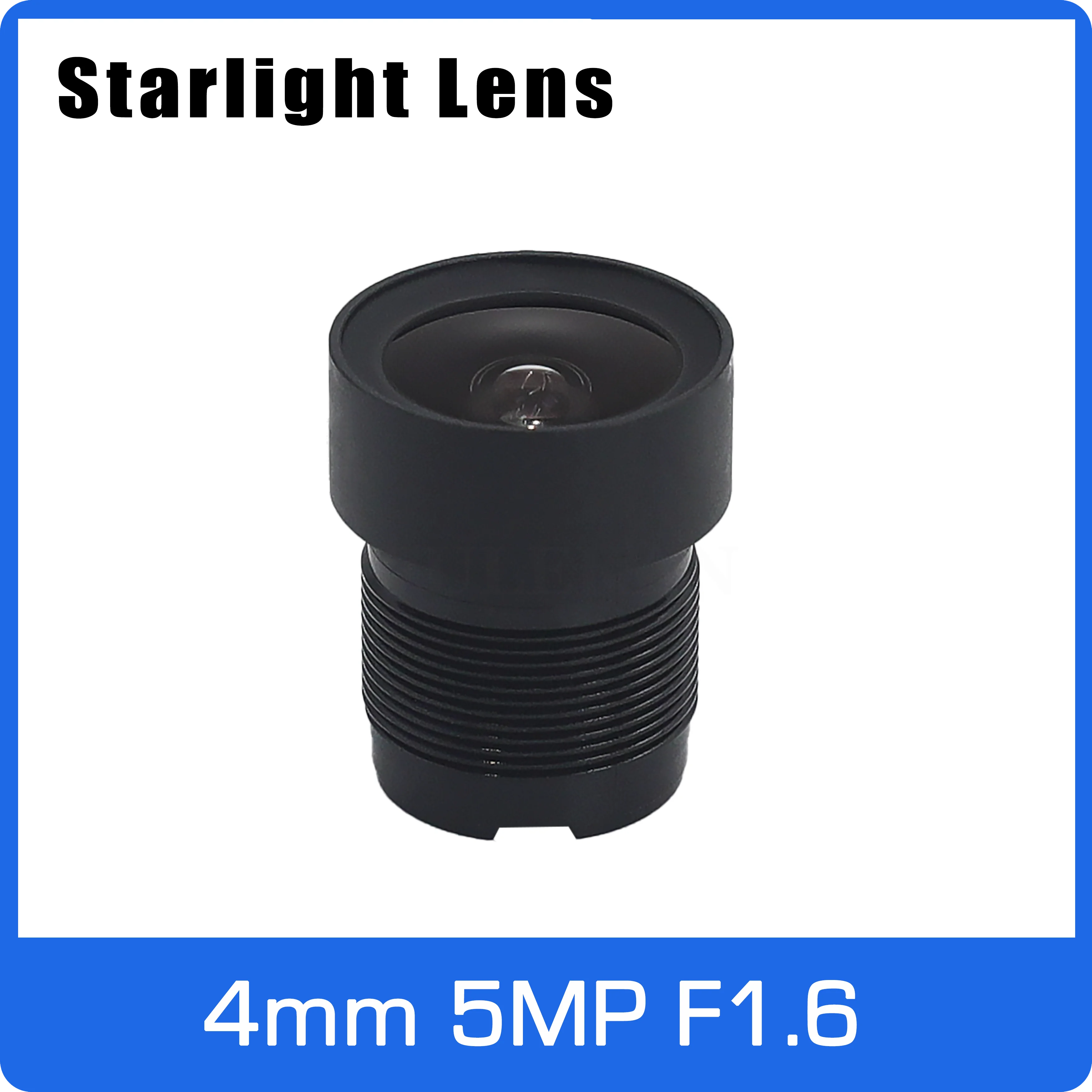 

Starlight Lens 5MP 4mm Fixed Aperture F1.6 For SONY IMX290/291/307/327 Low Light CCTV AHD Camera IP Camera Free Shipping