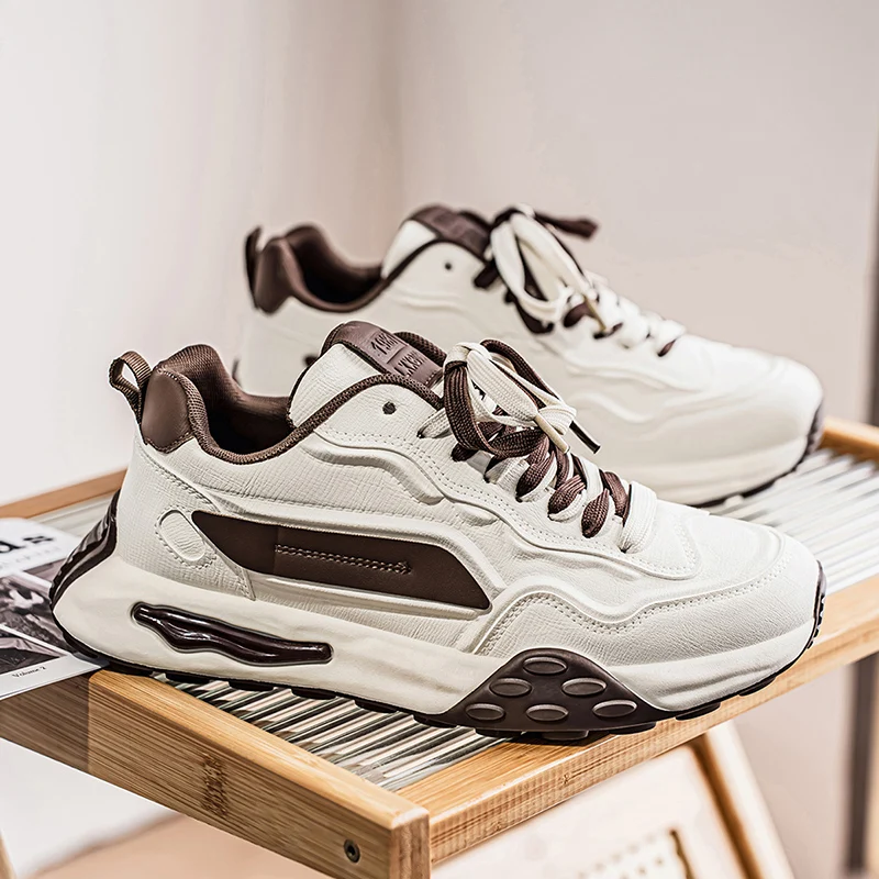 

Men's Thick Soled Height Increasing Casual Sneaker Outdoor Running Men Shoes Fashion Anti Slip and Wear Resistant Footwear Tênis