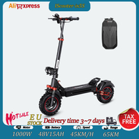 iScooter iX5S EScooters 1000W Motor 48V15Ah EABS Braking System Electric Scooter Aldult 11inch Tire Off-road Electric Skateboard