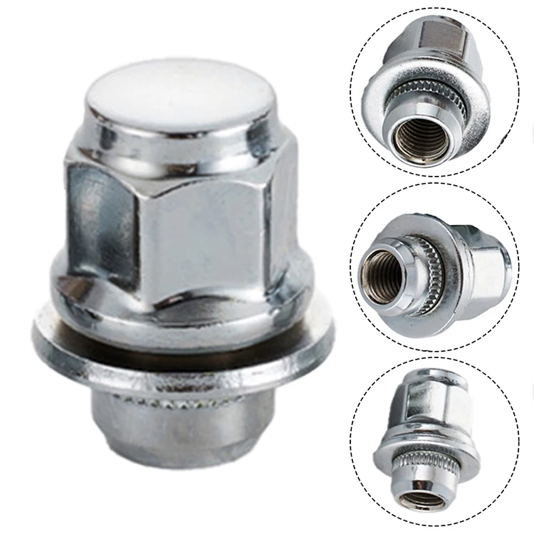 1Pc Chrome Steel Wheel Lug Nuts For Toyota Corolla For Camry RAV4 For Lexus ES For RX 2019-2022 Replaces 90942-01033