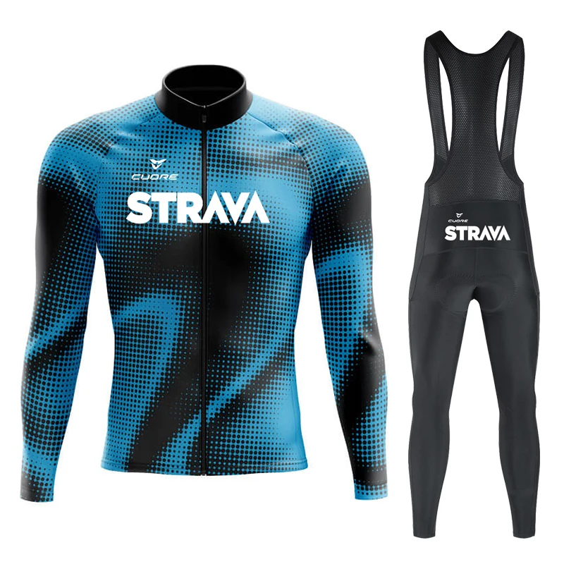 

CUDRE STRAVA Mtb Clothing Cycling Jersey Sets Road Bike Accessories Professional Cycling Shirt Men's Sweatsuit Set Bicycle Pants