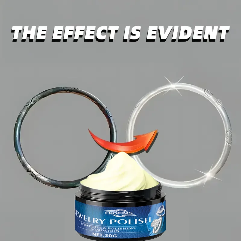 كريم تلميع للعناية بالجوهرات: يزيل الأكسدة/التشويه، ويستعيد اللمعان إلى حلقات الذهب/الفضة/الأساور #3