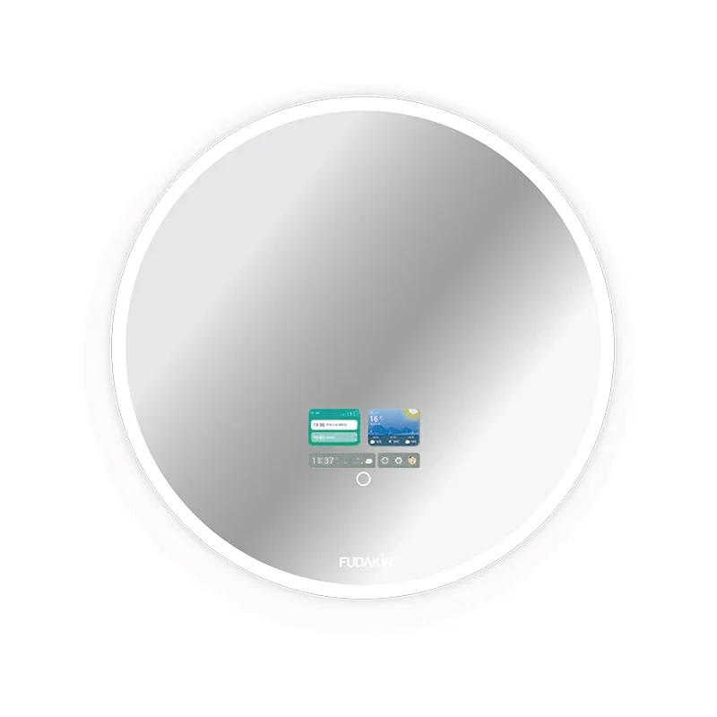 2025Round Wall Mirror Custom Silver Bath Mirrors Wholesale Smart Mirror With Led Light