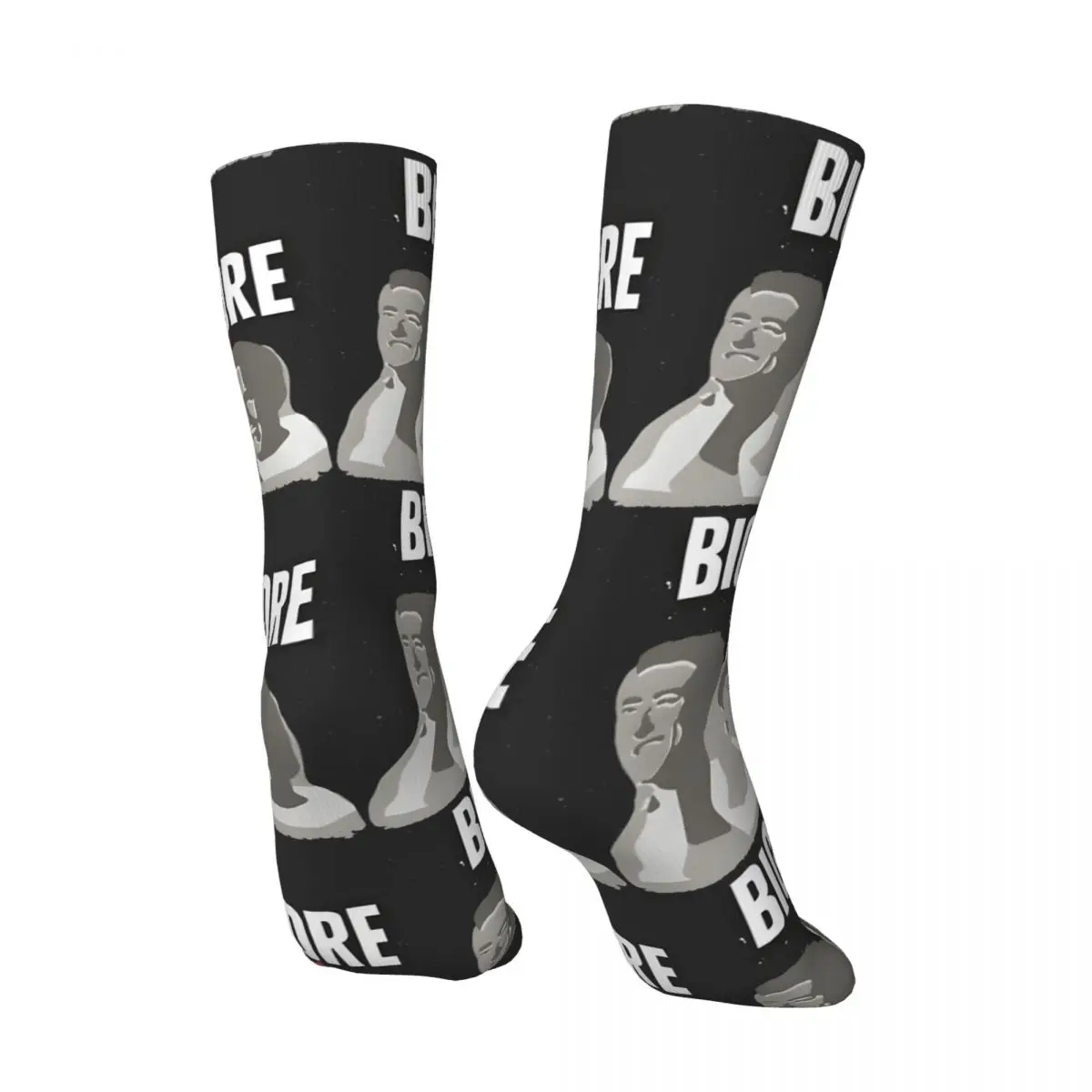 Funny Happy Big Time Rushmore Men's Socks Vintage Harajuku Big Time Hip Hop Novelty Seamless Crew Crazy Sock Gift Printed