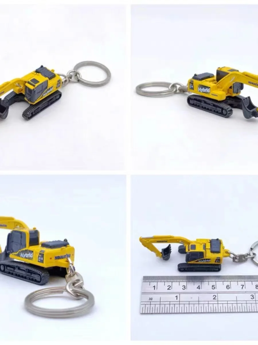 Engine Model Keychain For Komatsu  Heavy Equipment Machinery Alloy Engineering Vehicle