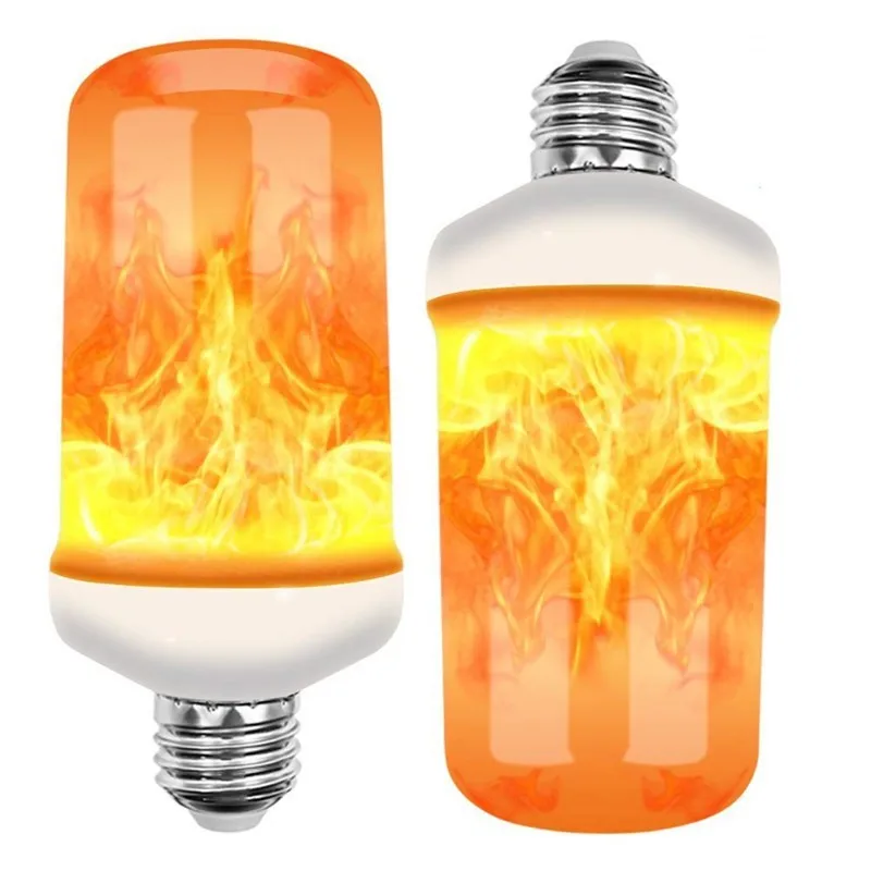 ZAOXI-LED Gravity Sensing Flame Bulb, Simular, Chamas Dinâmicas, Luzes Decorativas de Natal, E26, E27, B22, 85-265V