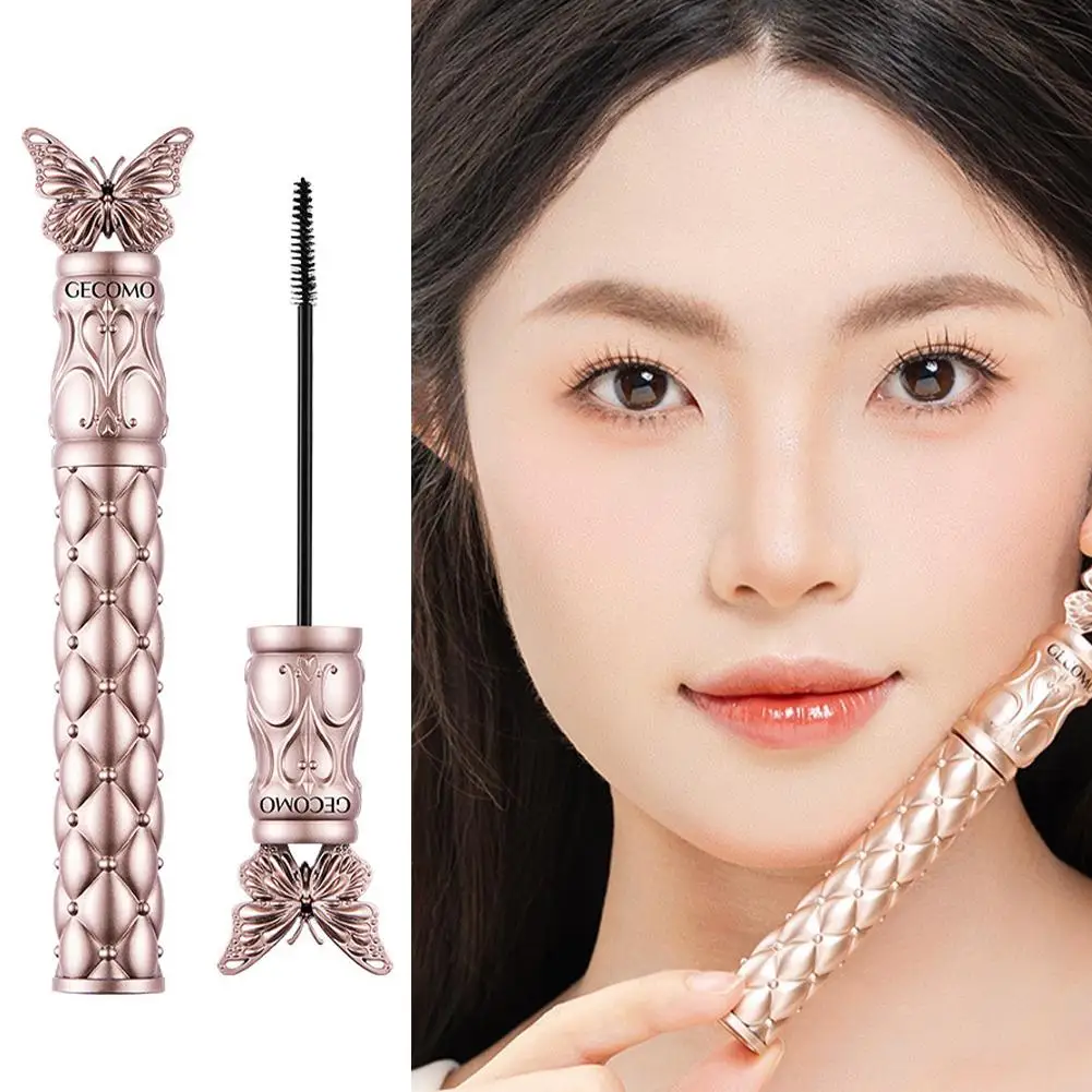 1 pz Mascara Nero Farfalla Design Ispessimento Allungamento Strumento Impermeabile Curling Mascara Liquido Occhio Fibra a lunga durata Ma E0B3