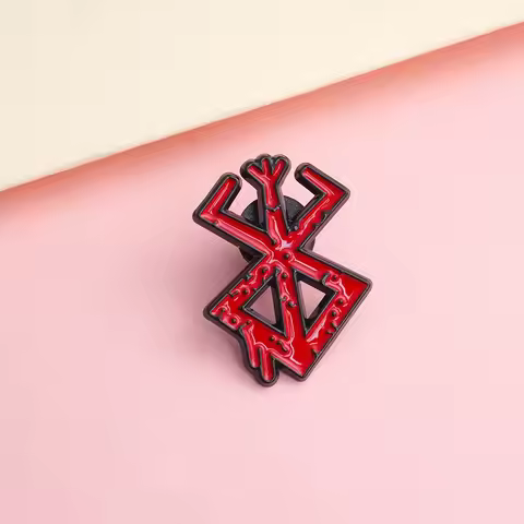 Berserk Beherit Anime Game Red Cartoon Alloy Brooch Clothing Personalized Matching Costume Accessories Badges Anime Pins Jewelry