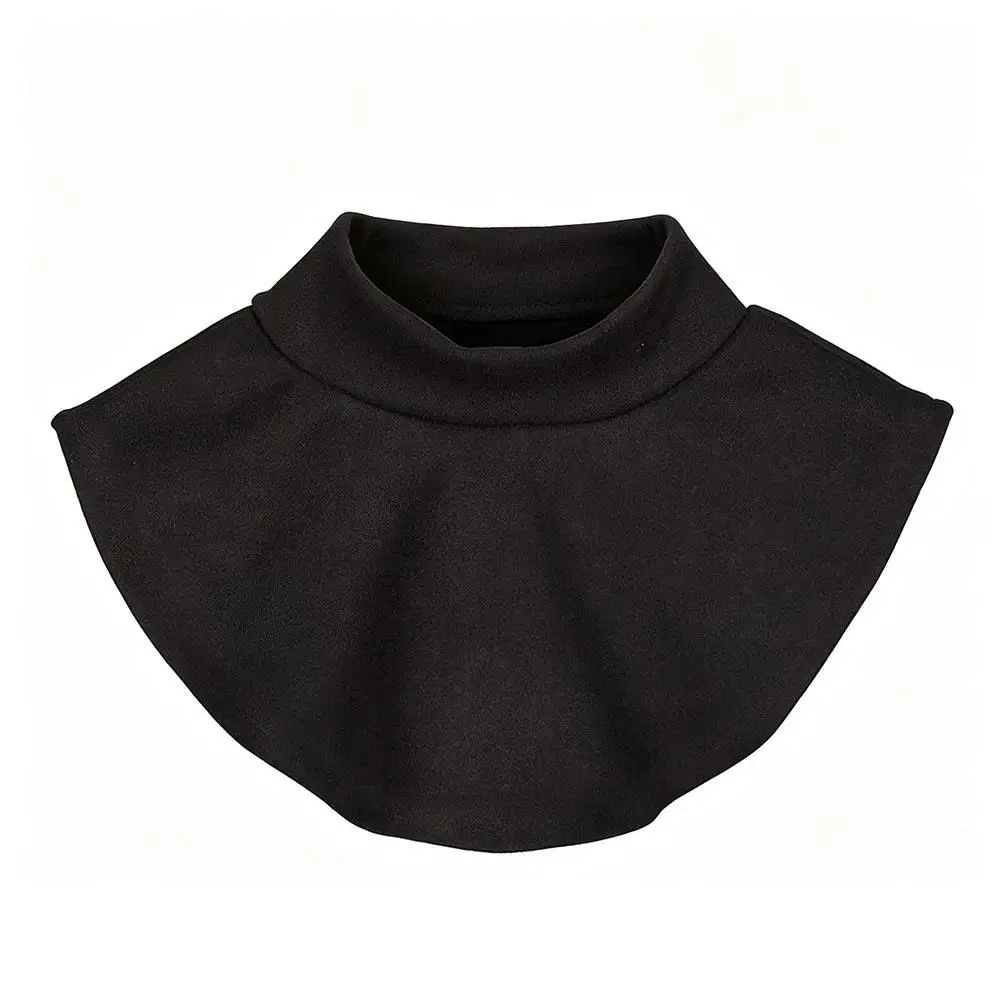 Soft Elastic Modal Detachable Collar Square False Collars Solid Color Turtleneck High Inner Neck Cover For Women Scarf