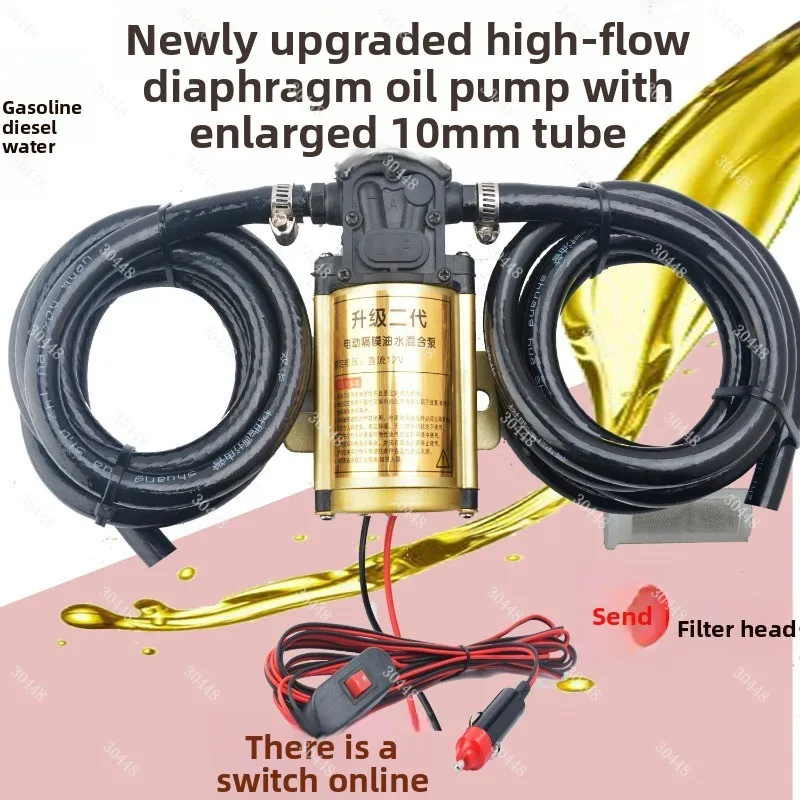 Electric Oil Transfer Pump 12V 24V 220V Diesel Gas Fuel Self Priming Pump