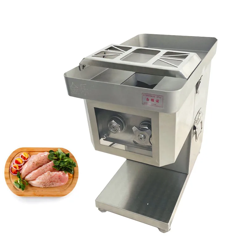 Coercial Autoatic eat Slicer edded Diced hine ulti-function ege Cutter eat Slicer