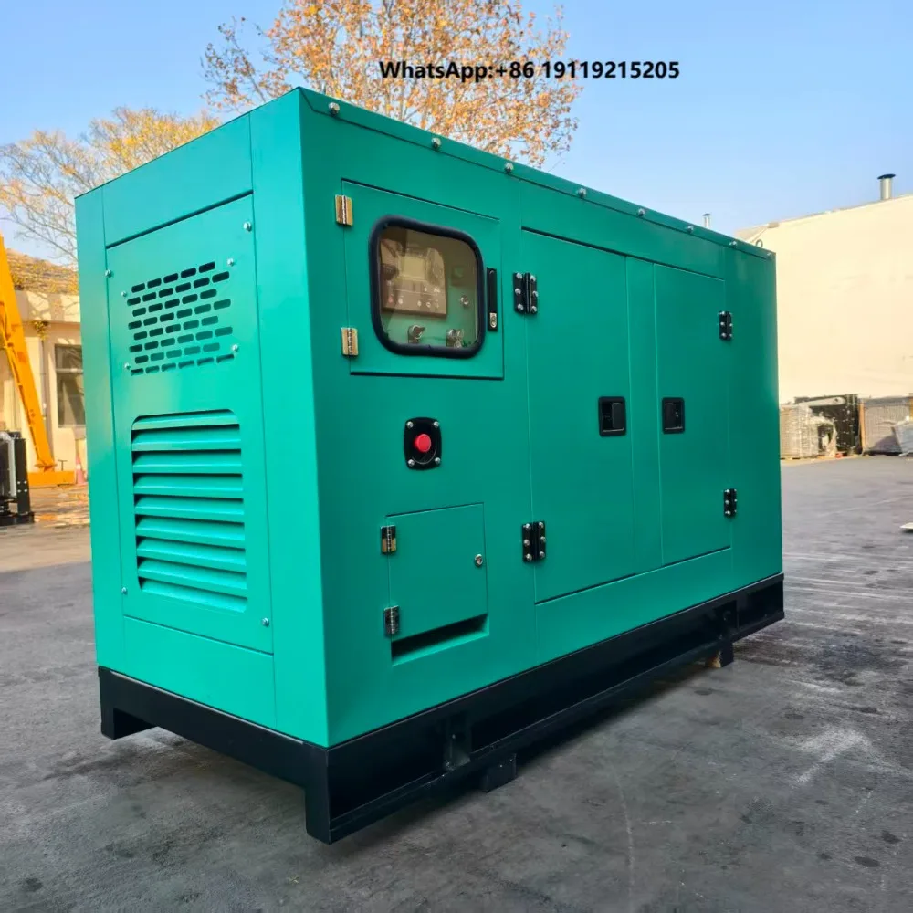 40KVA 30KW 50/60Hz Silent Generator Set Open Frame Auto Start ATS Low Noise 1800 RPM for Industrial Commercial
