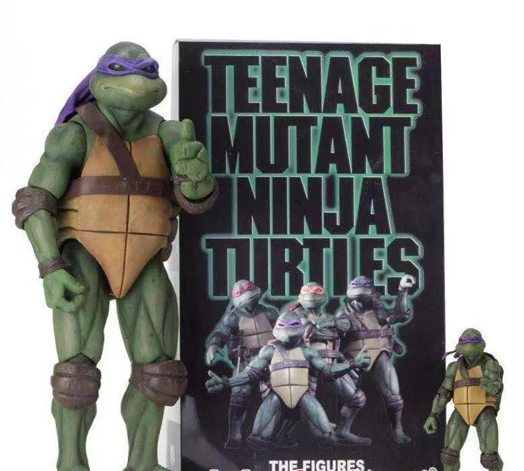 

4 pcs/Set Model Teenage Ninja Mutant Remaja NECA Raphael Da Vinci Michelangelo Donatello TMNT