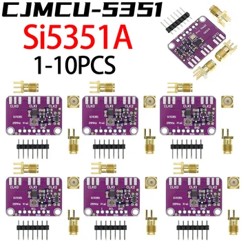 DC 3V-5V CJMCU-5351 Si5351A Si5351 I2C Clock Generator Breakout Board Module Signal Generator Clock 8KHz-160MHz for Arduino