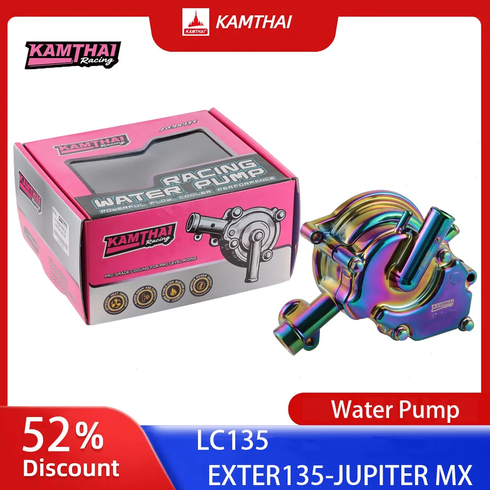 Pompe à eau de course KAMTHAI Accesorios Moto pour Yamaha LC135 Exciter 135 Jupiter MX 1S7, haute efficacité, pièces de rechange pour refroidissement