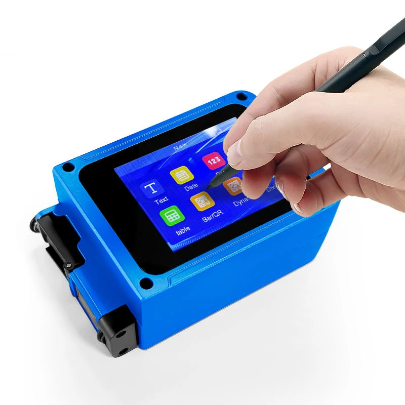 

Mini Handheld Inkjet Printer 12.7mm Portable QR Barcode Batch Date Number Logo Expiry Date Coding Machine Non-Encrypted