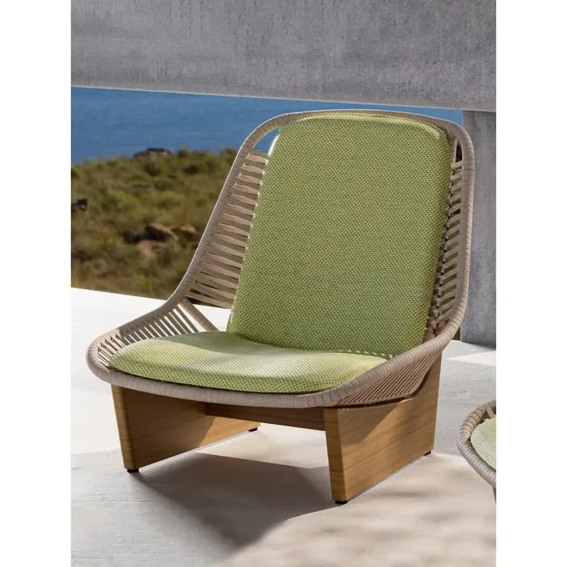 Outdoor sofa rattan courtyard furniture, waterproof homestay model room, hotel villa balcony