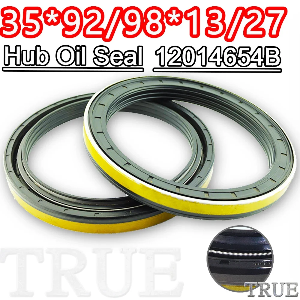 

Hub Oil Seal 35*92/98*13/27 For Tractor Cat Shaft Cassette Sealing Combined 35X92/98X13/27 12014654B 12014654 Rotating Core