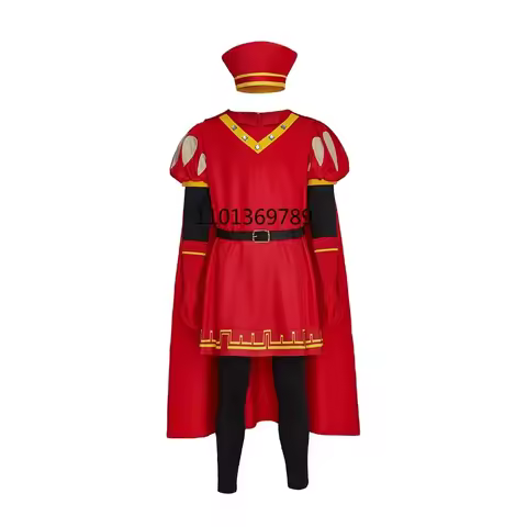 Lord Farquaad Cosplay Costume Shrek Carnival Uniform Wig Anime Halloween Role playing holiday party Costumes Women Game