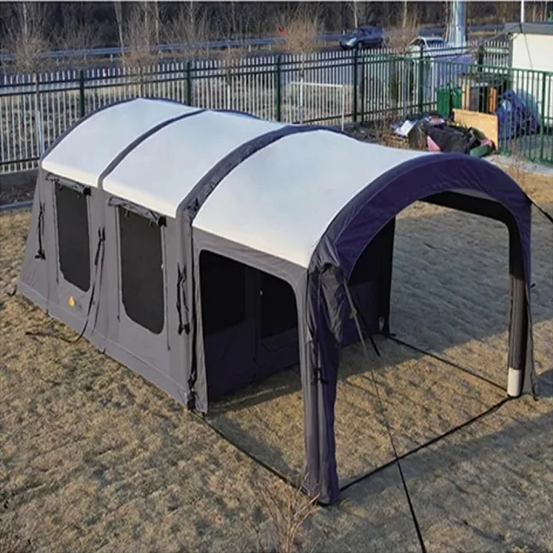 Luxury Hut19 Fully Automatic Inflatable Camping Tent Waterproof Oxford Cotton Starry Sky Design Portable Four-season Two