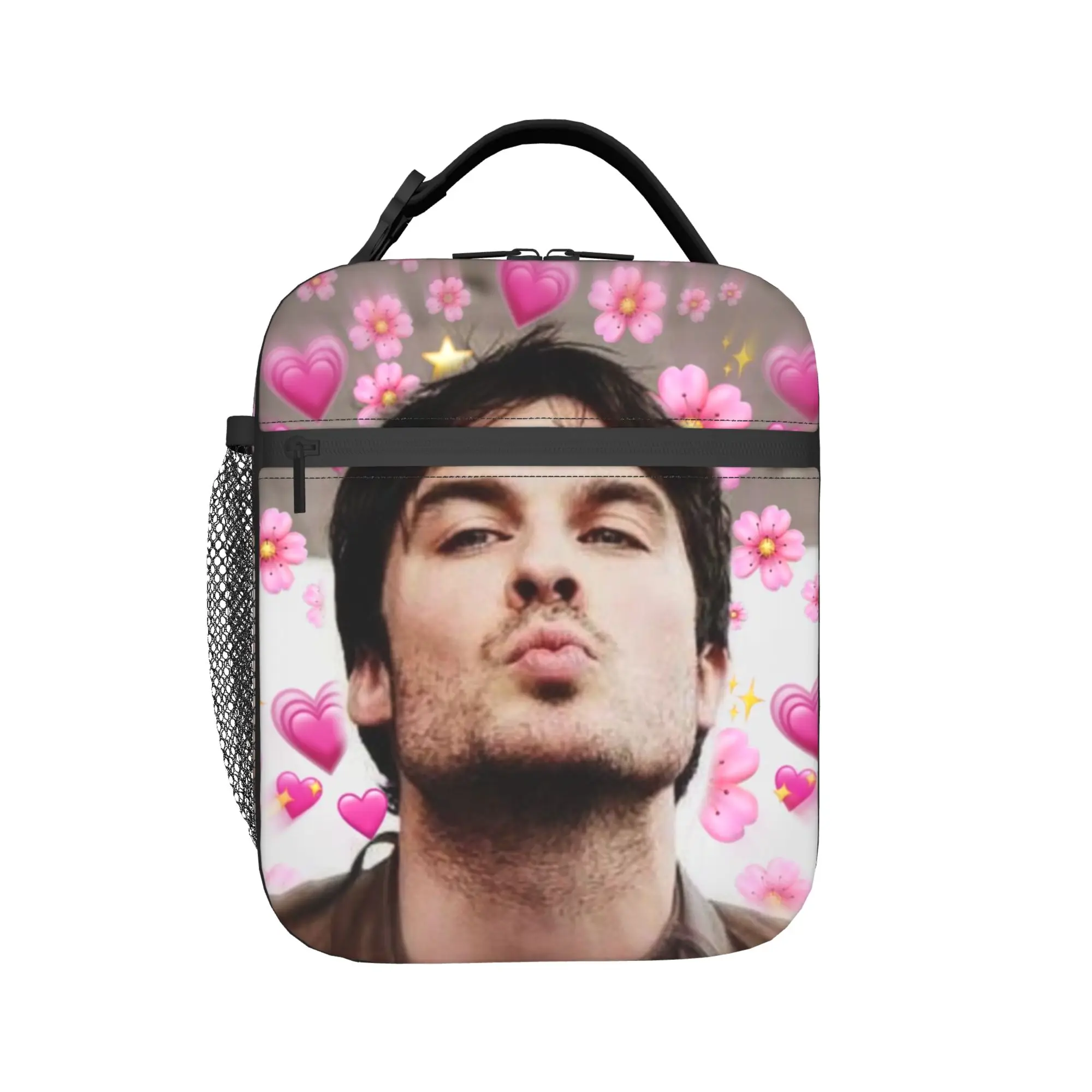Insulated Lunch Tote Bag Damon Salvatore Product  Lunch Container New Arrival Cooler Thermal Bento Box For School