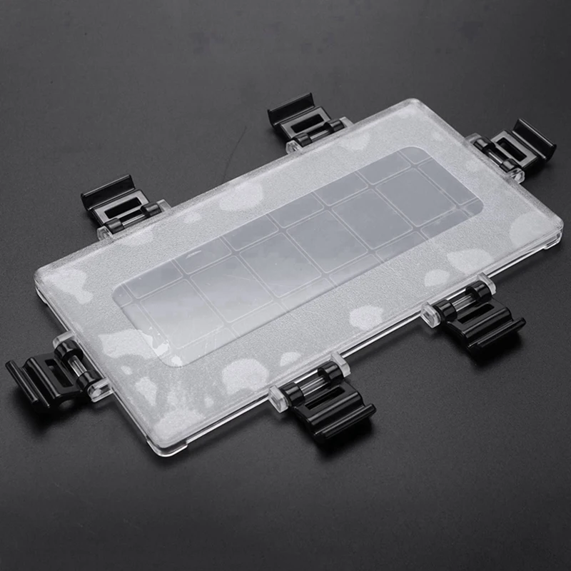 3X 24-Well صندوق لوحة ألوان مائية محكم للتسرب للألوان المائية نصف المقالي والأكريليك والغواش والطلاء الزيتي