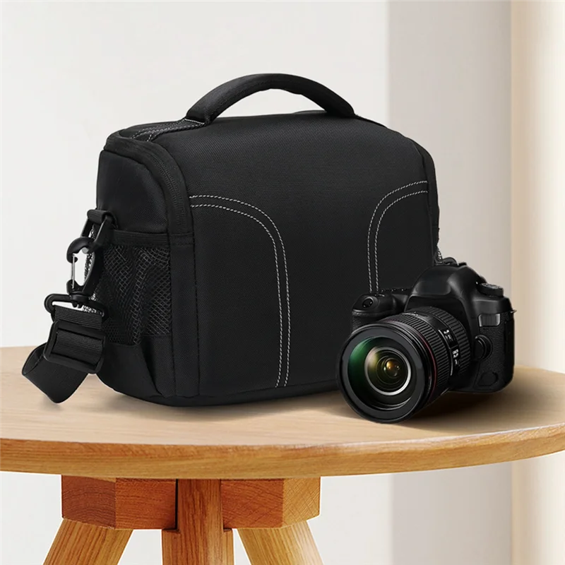 

Camera Bag Travel Shoulder Bag Water-Resistant Shock-Proof For DSLR/SLR/Mirrorless Camera Case With Removable Dividers Durable-A