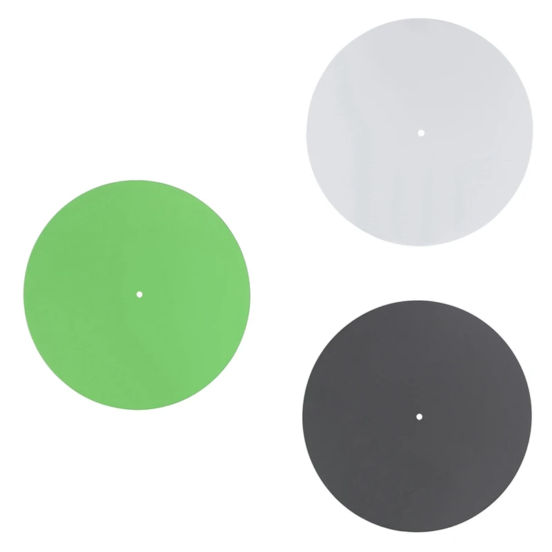 HFES Acrylic Turntable Mat Reduce Static Dust Noise Replacement Record Platter Slipmat For 12 Inch Record Player