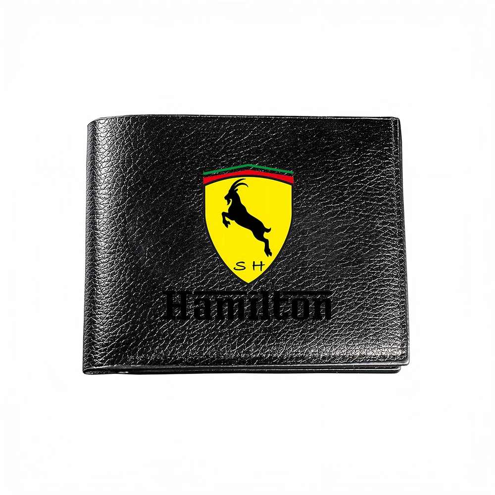 Jumping Horse Shield Design Men's Wallet Card Holder Casual Business Fashion Print Style