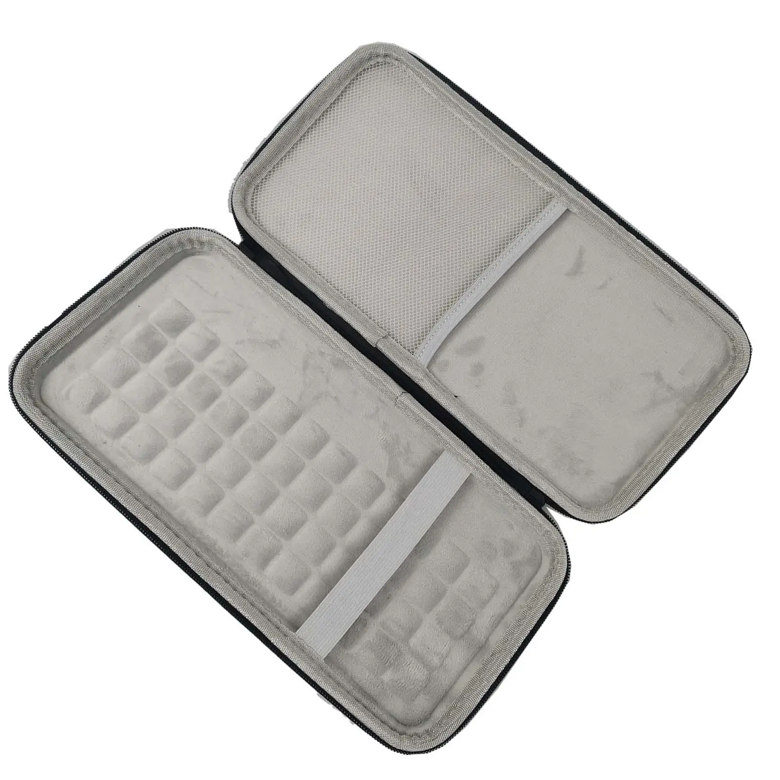 Keyboard Storage Bag Protective Portable Simple Hard Shell Shockproof Storage Shell Handbag for Mechanical Keyboard USB
