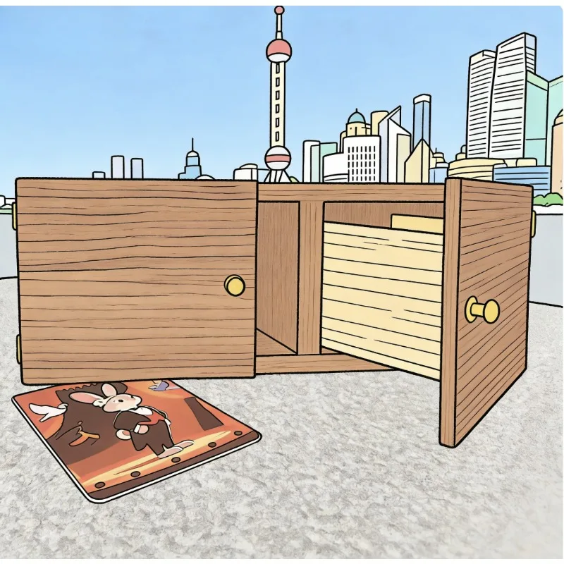 deluxe-comedy-sliding-card-box-walnutwood-magic-tricks-close-up-stage-illusions-gimmicks-card-vanishing-appearing-magia-props