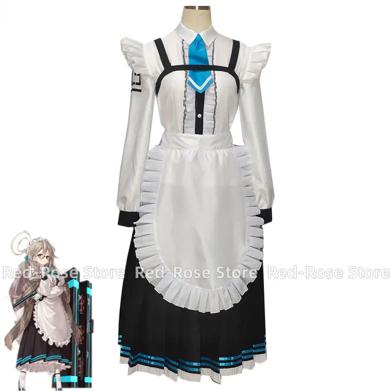 

Murokasa Akane Cosplay Costume Game Blue Archive Cosplay Suit Women Maid Dress Halloween Uniforms Anime Clothing Custom Made