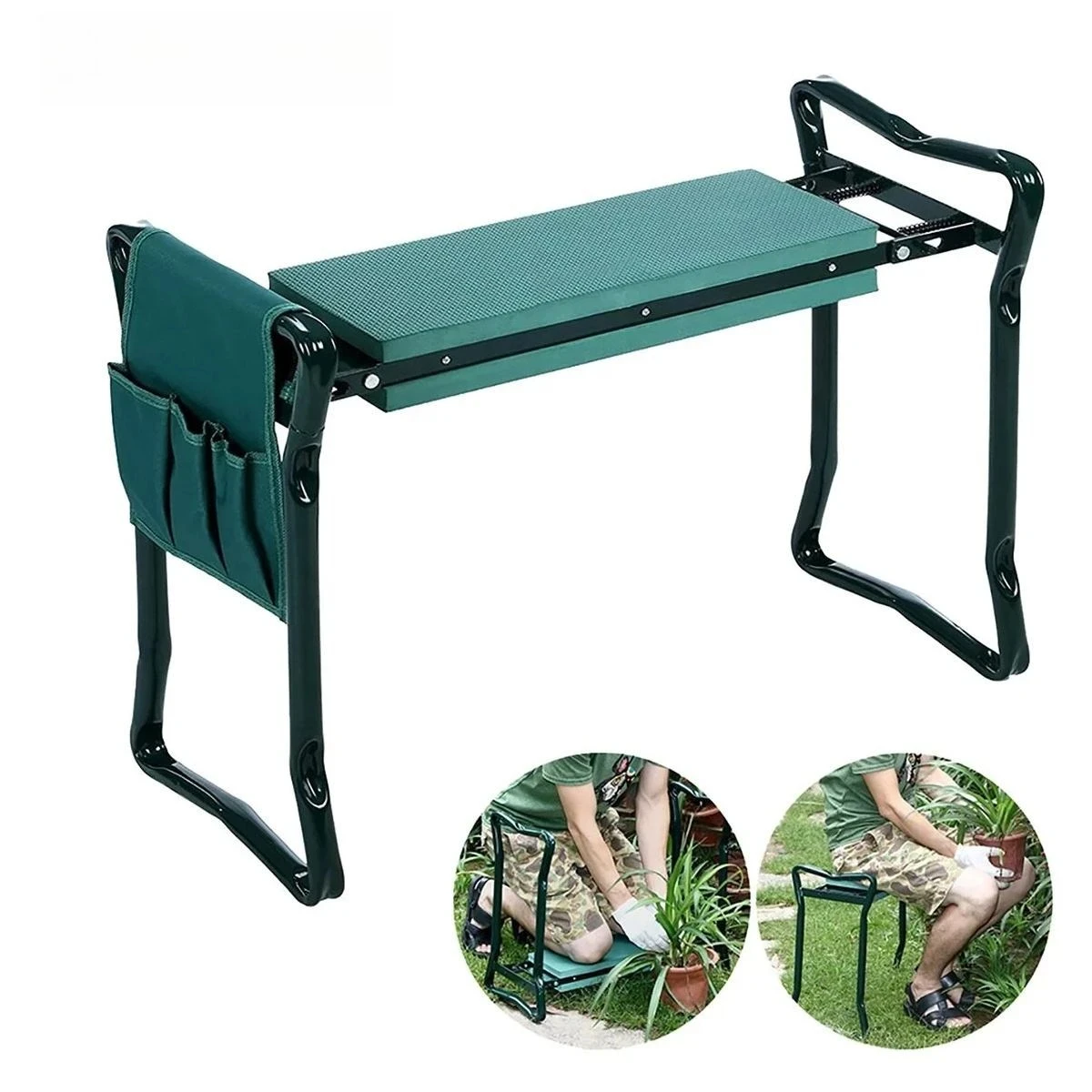 

Портативная складная садовая скамейка-табурет в современном стиле, прочная, из ЭВА, с надежной опорой, с сумкой для хранения, легко переносимая, в коробке