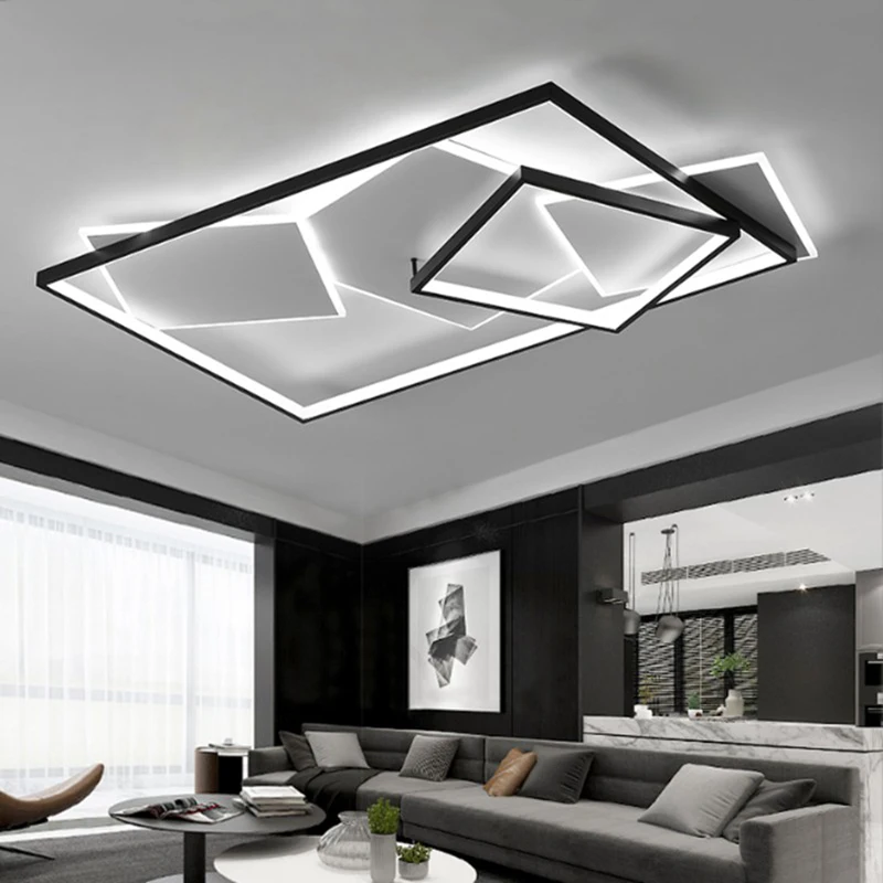 Modern Living Room Ceiling Lamp Fashion Simple Bedroom Apartment Chandelier Creative Intelligent LED Indoor Becoration Lamps