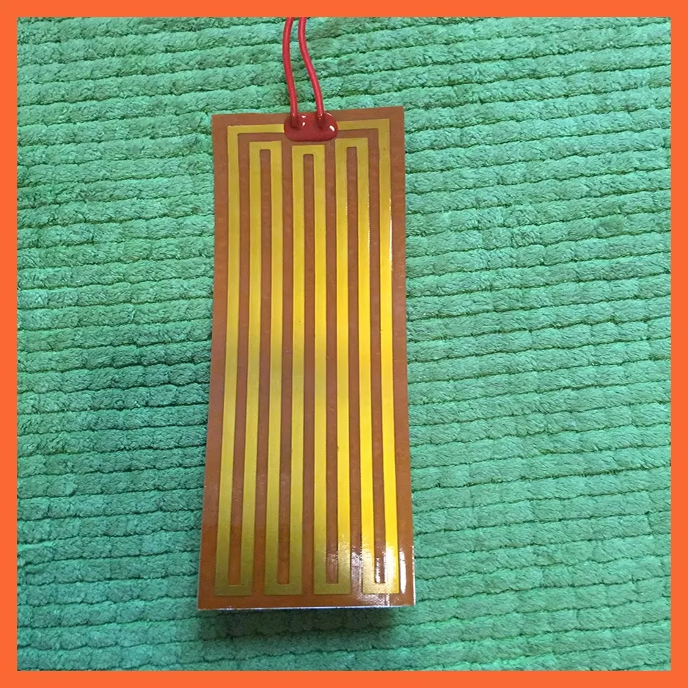 

6x35mm 3.7V 2.8W electrothermal film heating polyimide membrane PI electrothermal film heating oil pan heating heating plate