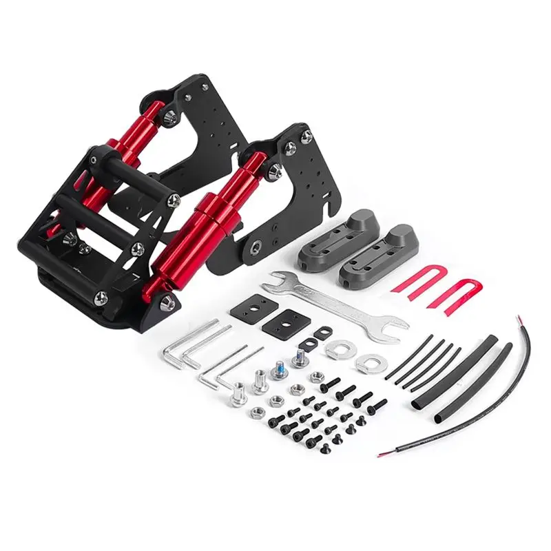 

[NEW!ABKG】 Rear Shock Absorber For Ninebot Max G30 Electric Scooter Upgraded Suspension Kit With Tools Parts Aluminum Red