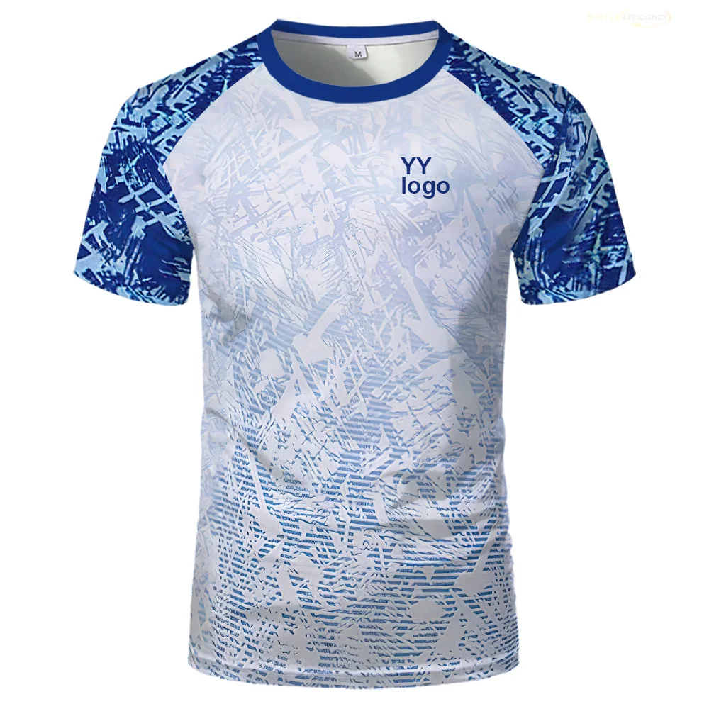 Men's Badminton Clothing T Shirt With YY Logo Tennis Short-Sleeved Training Uniform  Padel Sports Quick Dry Breathable Clothes