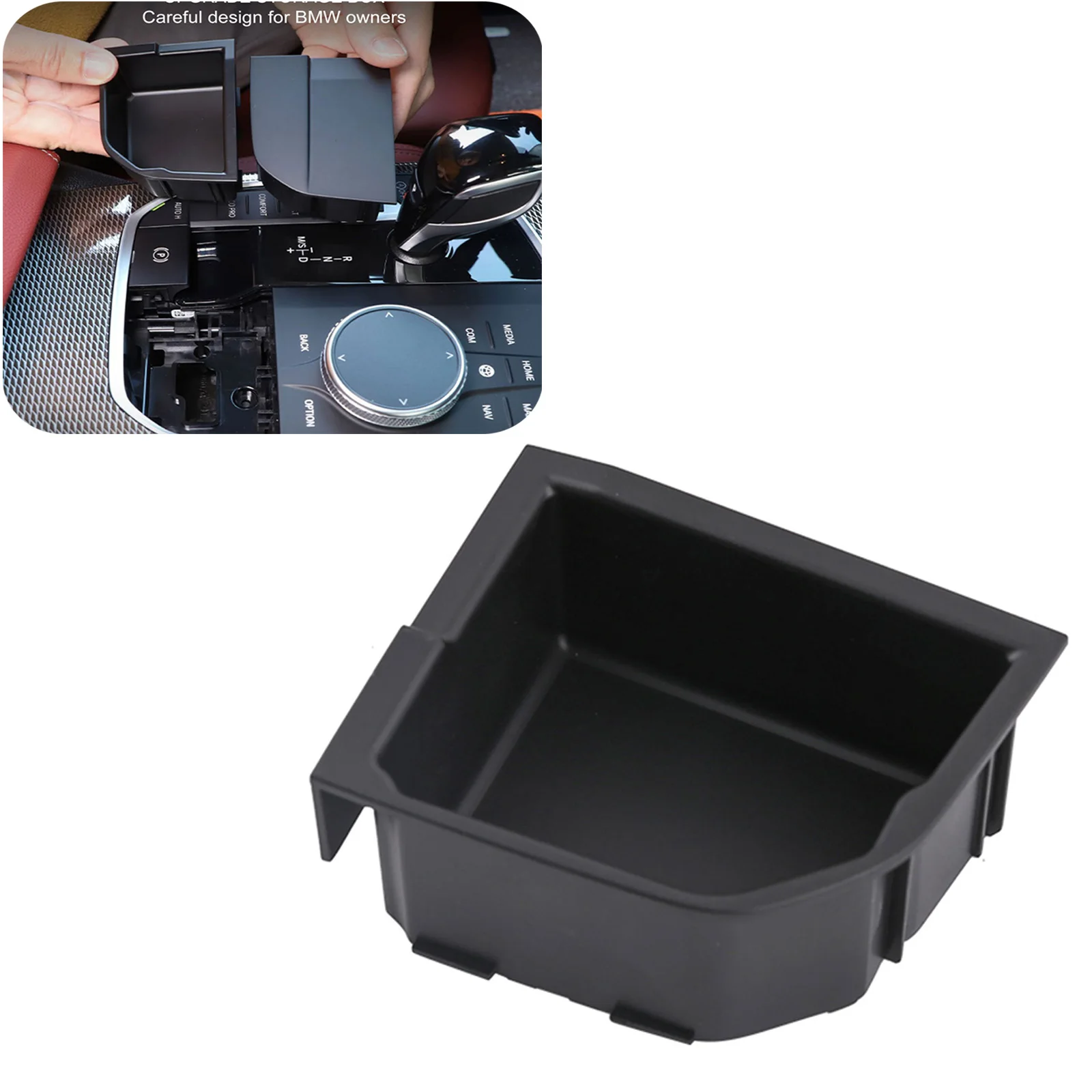 

​Left Driver Cars Console Shift Lever Storage Box Modification For BMW 2 3 4 X3 X4 X5 X6 Series F40 F44 G20 G28 G29 G01 G05