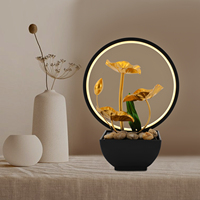 Tabletop Placement Water Fountain Indoor Relaxation Fountain Decoration With Color LED for Home Décor Office Soothing Sound