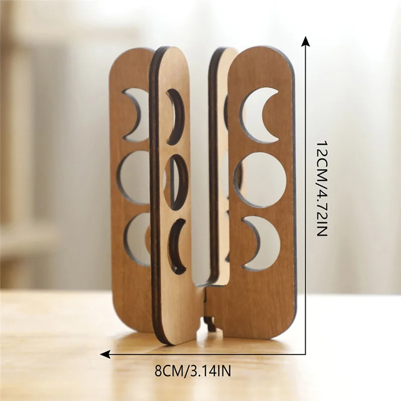 ABDJ-식물 번식 튜브 속이 빈 원목 식물 선반 나무 책상 테이블 홈 장식