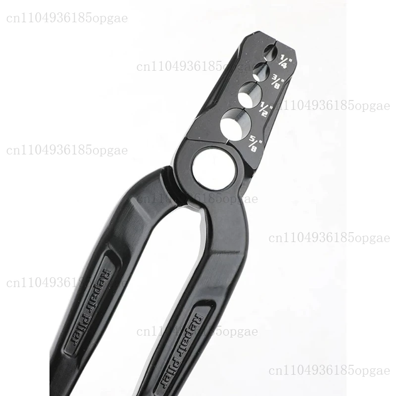 HVAC Copper Tube Repair Pliers, Manual Compound Leverage Rounder Forming Tool for 1/4" 3/8" 1/2" 5/8" 3/4" Inch Pipe