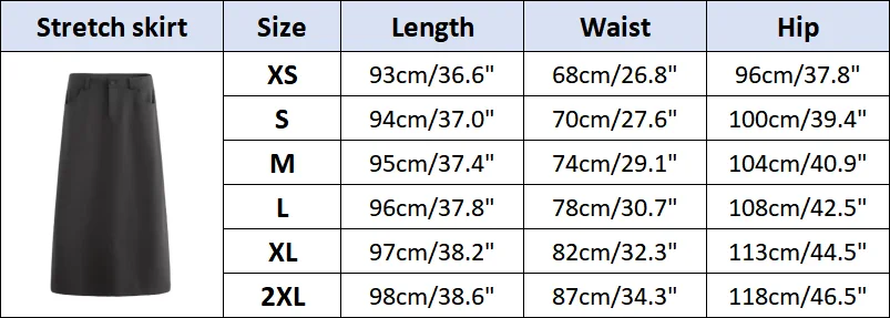AP AW26 Women Elegant Stretch Pencil Skirt 4 Colors Available A-line