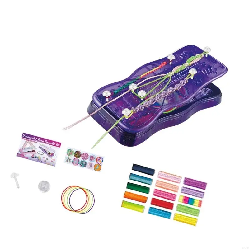 Y88D Giáo Dục Kỹ Năng Vận Động Tinh Dây Vòng Tay Bện Dệt Dây Đeo Tay Cho Trẻ